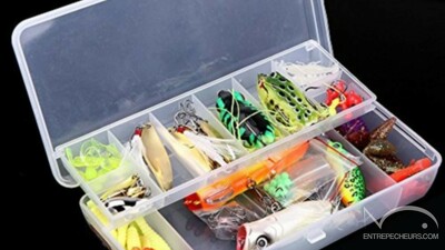 Lot de 120 pièces pour la pêche aux leurres